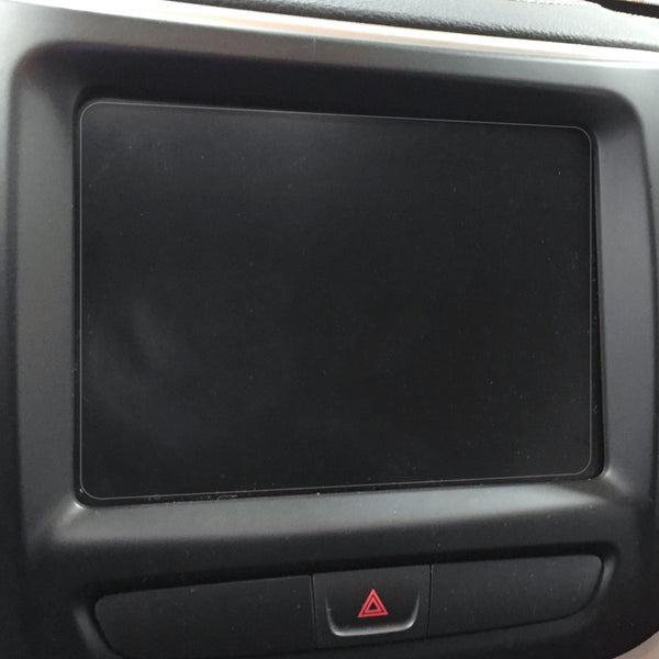 Red Hound Auto 2014-2019 Compatible with Jeep Cherokee U Connect Screen Saver 1pc Custom Fit Invisible High Clarity Touch Display Protector Minimizes Fingerprinting 8.4 Inch