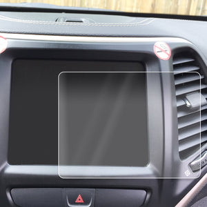 Red Hound Auto 2014-2019 Compatible with Jeep Cherokee U Connect Screen Saver 1pc Custom Fit Invisible High Clarity Touch Display Protector Minimizes Fingerprinting 8.4 Inch