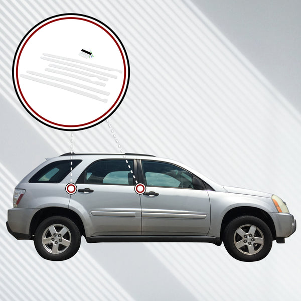 Red Hound Auto Door Edge Lip Guards Compatible with Chevy/Pontiac Equinox 2005-2009, Torrent 2006-2009 6pc Clear Paint Protector Film Not Universal Pre-Cut Custom Fit