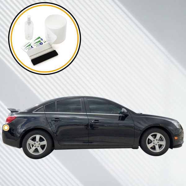 Red Hound Auto Rear Bumper Paint Protection Film 2011-2015 Compatible with Chevy Cruze 1pc Custom Guard Clear Applique Cover Self Healing Invisible Cover Wet Install