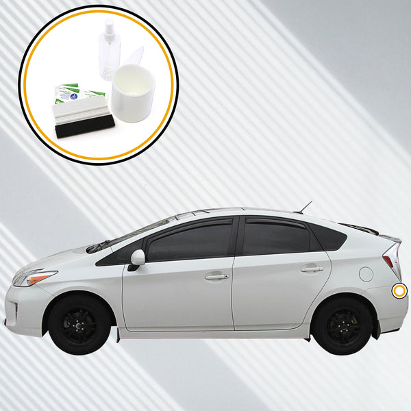 Red Hound Auto Rear Bumper Paint Protection Film 2010-2015 Compatible with Toyota Prius and 2012-2015 Plug in Hybrid Hatchback 1pc Guard Clear Applique Cover Self Healing Invisible Cover Wet Install