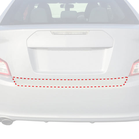 Rear Bumper Paint Protector 2011-2013 Compatible with Toyota Scion tC Custom Fit Clear Film Scuff Scratch Guard 1pc Applique Cover Deluxe Kit Premium Self Healing Invisible Cover Wet Install
