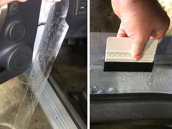 Red Hound Auto Door Sill Paint Protection Film Compatible with Scion tC 2011 2012 2013 2014 2015 2016 2pc PPF Custom Clear Protector Invisible Cover