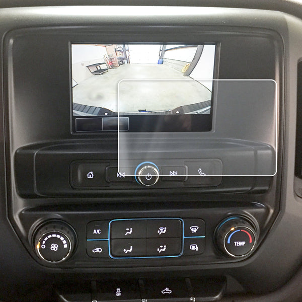 2014-2018 Compatible with Chevy Silverado MyLink Screen Saver 1pc Custom Fit Invisible High Clarity Touch Display Protector Minimizes Fingerprinting 7 Inch