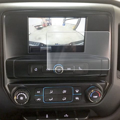2014-2018 Compatible with Chevy Silverado MyLink Screen Saver 1pc Custom Fit Invisible High Clarity Touch Display Protector Minimizes Fingerprinting 7 Inch