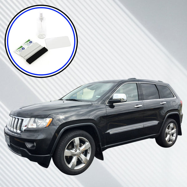 Red Hound Auto 2011-2013 Compatible with Jeep Grand Cherokee MyGig UConnect 730N Screen Saver 2 Custom Fit Invisible High Clarity Touch Display Protector Minimizes Prints 6.5 Inch