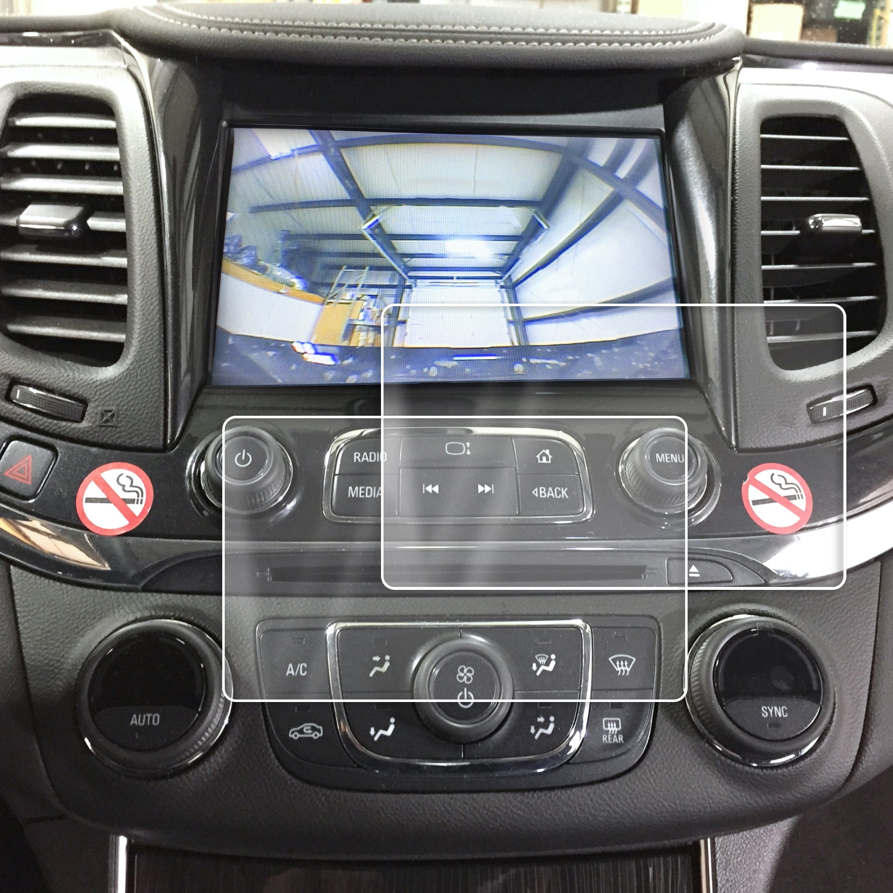 Red Hound Auto 2014-2018 Compatible with Chevy Impala MyLink Screen Saver 2pc Custom Fit Invisible High Clarity Touch Display Protector Minimizes Fingerprinting 8 Inch