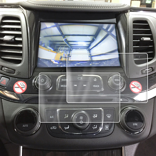 Red Hound Auto 2014-2018 Compatible with Chevy Impala MyLink Screen Saver 2pc Custom Fit Invisible High Clarity Touch Display Protector Minimizes Fingerprinting 8 Inch