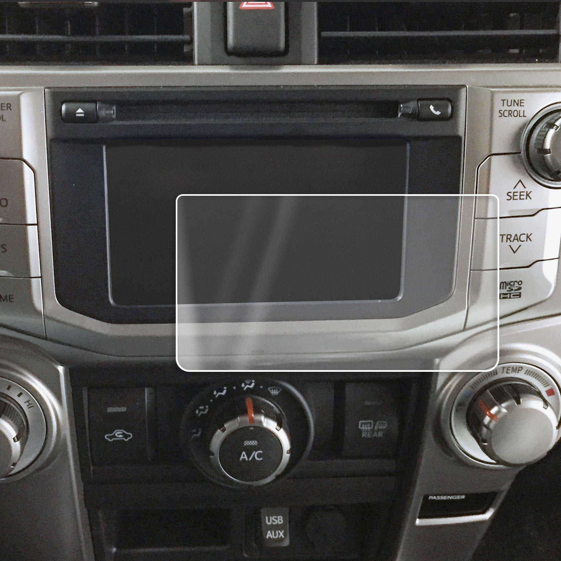 Red Hound Auto 2014-2018 Compatible with Toyota 4Runner Entune Scout GPS Link Screen Saver Custom Fit Invisible High Clarity Touch Display Protector Minimizes Fingerprints 8 Inch