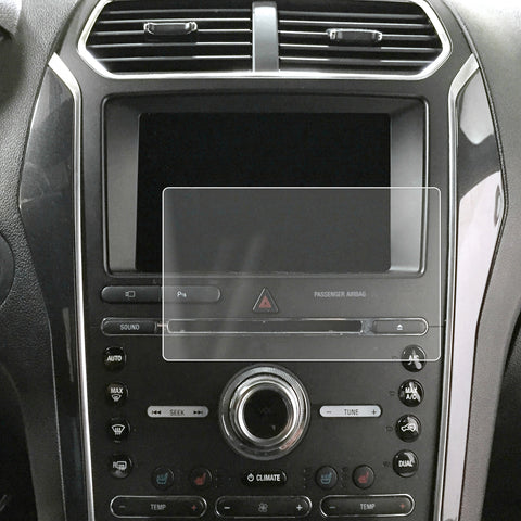 Red Hound Auto Touch Display Protectors 2011-2019 Compatible with Ford Explorer MyFord Screen Saver 1pc Custom Fit Invisible High Clarity Minimizes Fingerprinting 8 Inch