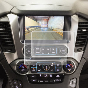 Red Hound Auto 2 Touch Display Protectors 2015-2018 Compatible with Chevy Suburban and Tahoe MyLink Screen Saver 2pc Custom Fit Invisible High Clarity Minimizes Fingerprinting 8 Inch