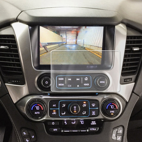 Red Hound Auto Touch Display Protector 2015-2019 Compatible with Chevy Suburban Tahoe MyLink GMC Yukon XL Intellilink Screen Saver Custom Fit Invisible High Clarity Minimizes Fingerprinting 8 Inch
