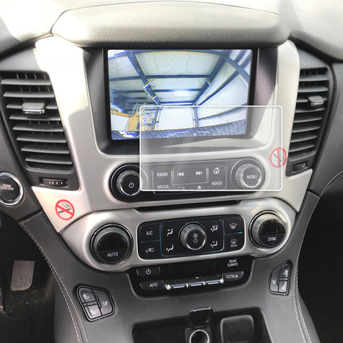 Red Hound Auto Touch Display Protector 2015-2019 Compatible with Chevy Suburban Tahoe MyLink GMC Yukon XL Intellilink Screen Saver Custom Fit Invisible High Clarity Minimizes Fingerprinting 8 Inch