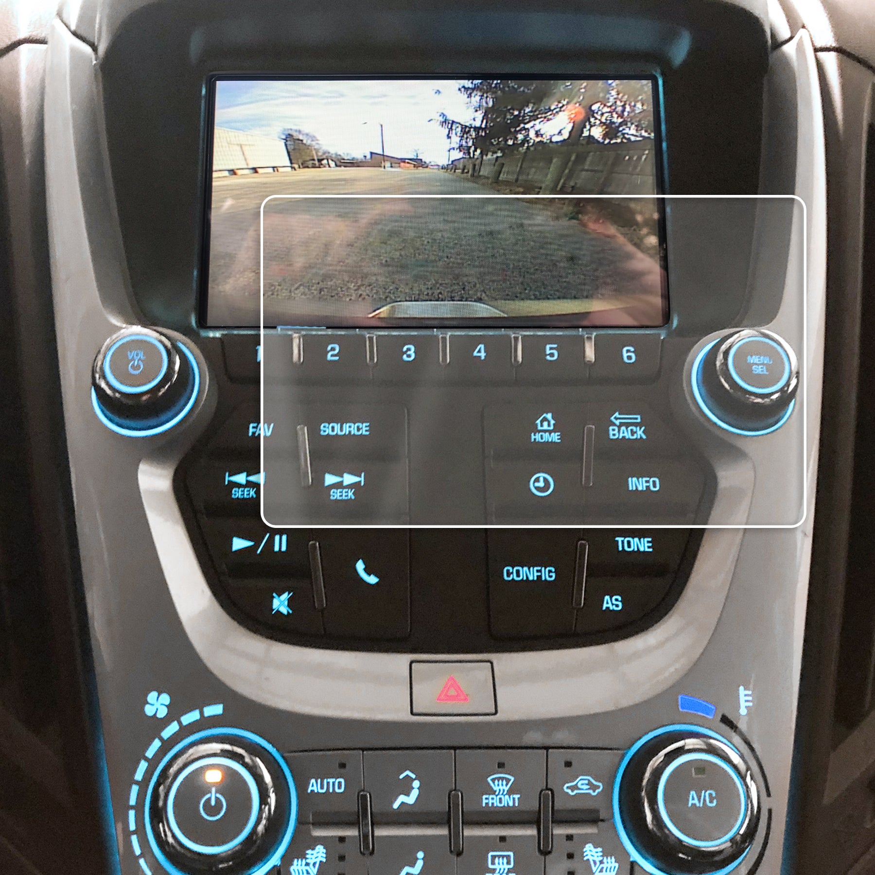 Red Hound Auto 2012-2018 Compatible with Chevy Equinox MyLink Screen Saver 1pc Custom Fit Invisible High Clarity Touch Display Protector Minimizes Fingerprinting 7 Inch