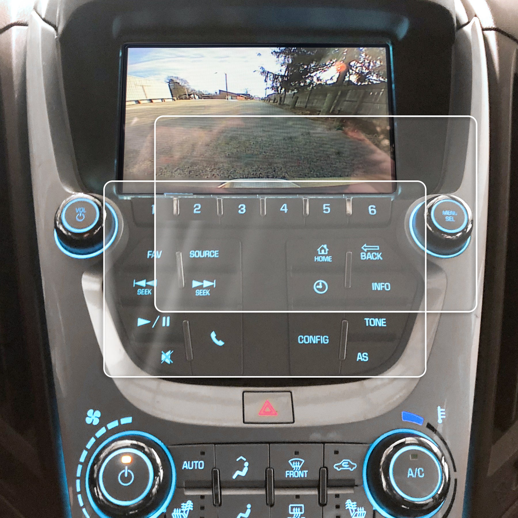 Red Hound Auto 2012-2018 Compatible with Chevy Equinox MyLink Screen Saver 2pc Custom Fit Invisible High Clarity Touch Display Protector Minimizes Fingerprinting 7 Inch