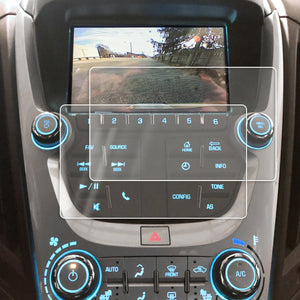 Red Hound Auto 2012-2018 Compatible with Chevy Equinox MyLink Screen Saver 2pc Custom Fit Invisible High Clarity Touch Display Protector Minimizes Fingerprinting 7 Inch