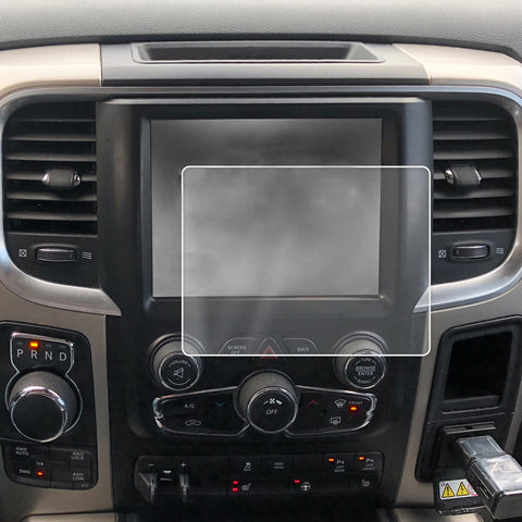 Red Hound Auto 2013-2018 Compatible with Dodge Ram 1500 2500 3500 Uconnect Screen Saver 1pc Custom Fit Invisible High Clarity Touch Display Protector Minimizes Fingerprinting 8.4 Inch