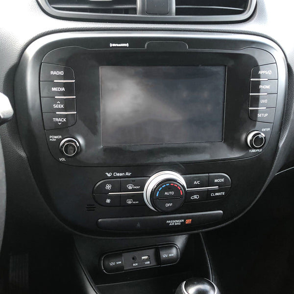 Red Hound Auto 2018-2018 Compatible with Kia Soul UVO Smart Itself Screen Saver 2pc Custom Fit Invisible High Clarity Touch Display Minimizes Fingerprinting 7 Inch