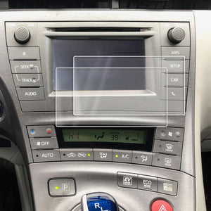Red Hound Auto 2012-2018 Compatible with Toyota Prius Entune Screen Saver 2pc Custom Fit Invisible High Clarity Touch Display Protector Minimizes Fingerprinting 3rd Gen 6.1 Inch