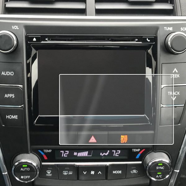 Red Hound Auto 2014-2017 Compatible with Toyota Camry Entune Screen Saver 1pc Custom Fit Invisible High Clarity Touch Display Protector Minimizes Fingerprinting 7 Inch