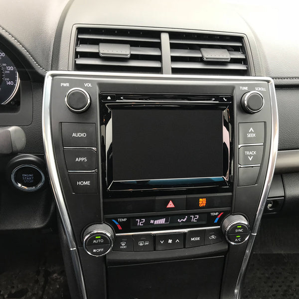 Red Hound Auto 2014-2017 Compatible with Toyota Camry Entune Screen Saver 2pc Custom Fit Invisible High Clarity Touch Display Protector Minimizes Fingerprinting 7 Inch