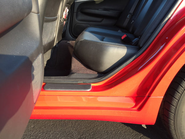 Red Hound Auto Door Sill Paint Protection Film Compatible with Infiniti G37 2011-2013, G35 2007-2010, G25 2011-2012, Q40 2014-2015 4-Door Sedan 10pc PPF Custom Clear Protector Invisible Cover