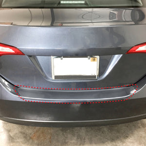 Red Hound Auto Rear Bumper Paint Protection Film Compatible with Toyota Corolla 2014-2019 4dr Sedan 1pc PPF Custom Clear Self Healing Invisible Cover