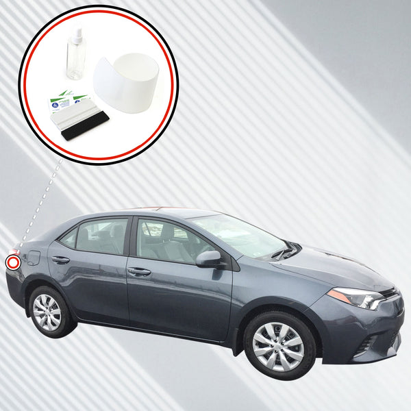 Red Hound Auto Rear Bumper Paint Protection Film Compatible with Toyota Corolla 2014-2019 4dr Sedan 1pc PPF Custom Clear Self Healing Invisible Cover