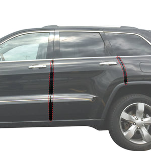 Red Hound Auto Door Edge Lip Guards 2011-2018 Compatible with Jeep Grand Cherokee 4pc Door Lip Edge Clear Paint Protector Film Not Universal Pre-Cut Custom Fit