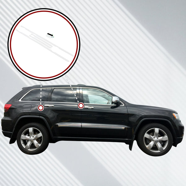 Red Hound Auto Door Edge Lip Guards 2011-2018 Compatible with Jeep Grand Cherokee 4pc Door Lip Edge Clear Paint Protector Film Not Universal Pre-Cut Custom Fit