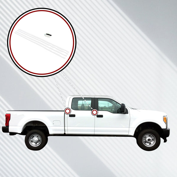 Red Hound Auto Door Edge Lip Guards Compatible with Ford F-150 F150 Crew Cab 2015 2016 2017 2018 2019 4pc 4 Door Clear Paint Protector Film Not Universal Pre-Cut Custom Fit
