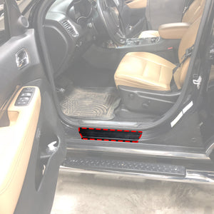 Red Hound Auto Door Sill Paint Protection Film Compatible with Dodge Durango 2011-2019 4 Door 6 Piece PPF Custom Clear Protector Invisible Cover