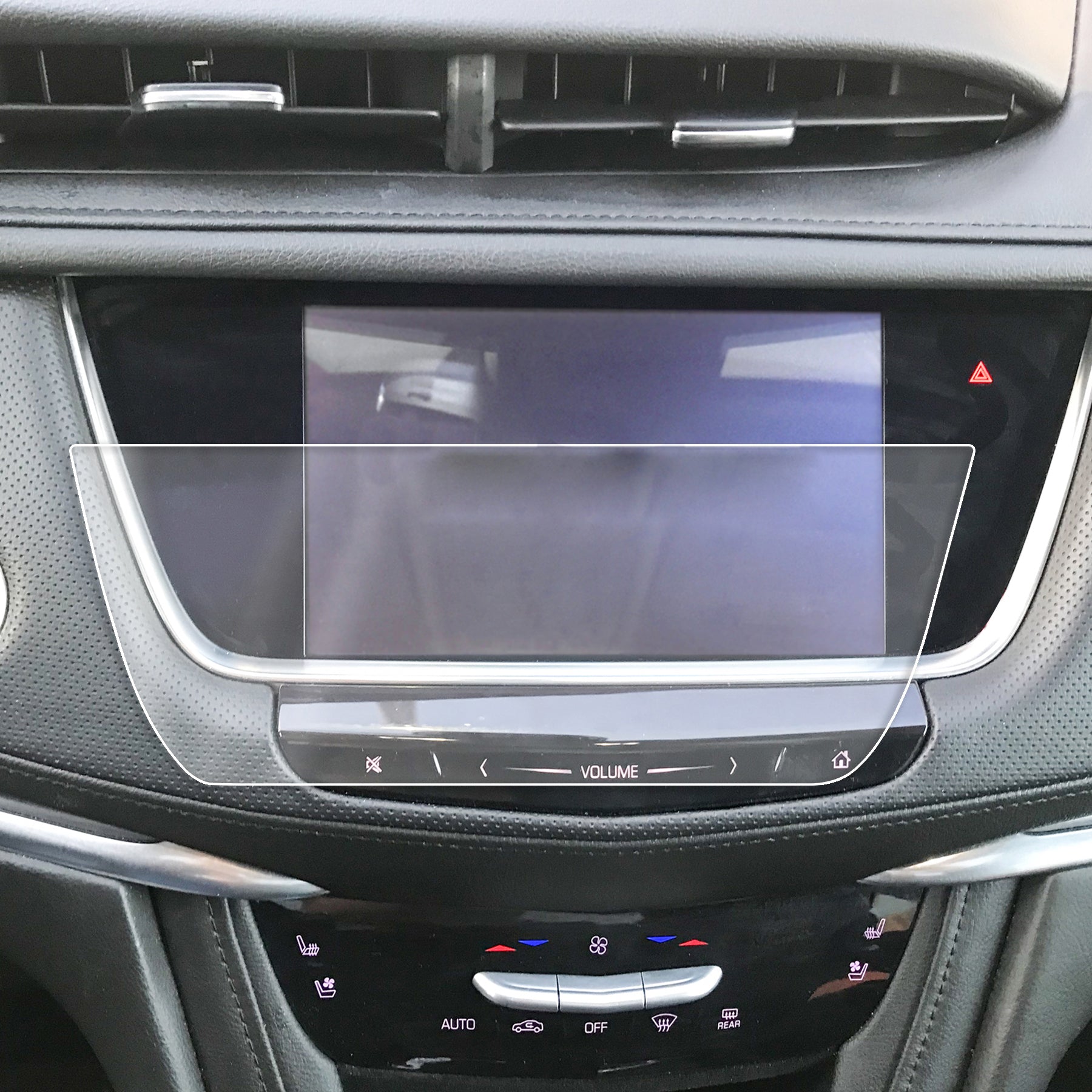 Red Hound Auto Screen Saver 1pc Compatible with 2017-2019 Cadillac XT5 CUE Invisible High Clarity Touch Display Protector Minimizes Fingerprints 8 Inch
