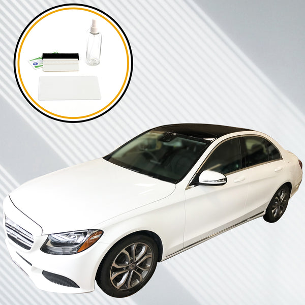 Red Hound Auto 2 Compatible with Mercedes-Benz 2015-2018 C 300 COMAND Screen Saver 2pc Invisible High Clarity Touch Display Protector Minimizes Fingerprints 7 Inch