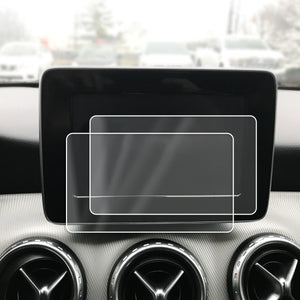 Red Hound Auto 2 Compatible with Mercedes-Benz 2015-2017 GLA 250 COMAND 4Matic Screen Saver 2pc Invisible High Clarity Touch Display Protector Minimizes Fingerprints 7 Inch