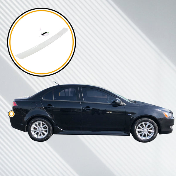 Rear Bumper Paint Protection Film Compatible with Mitsubishi Lancer 2008-2017 1pc PPF Custom Perfect Fit Clear Self Healing Invisible Cover (not compatible with Evolution, EVO, Ralliart, Sportback)
