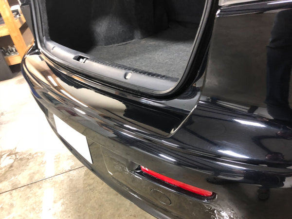 Rear Bumper Paint Protection Film Compatible with Mitsubishi Lancer 2008-2017 1pc PPF Custom Perfect Fit Clear Self Healing Invisible Cover (not compatible with Evolution, EVO, Ralliart, Sportback)