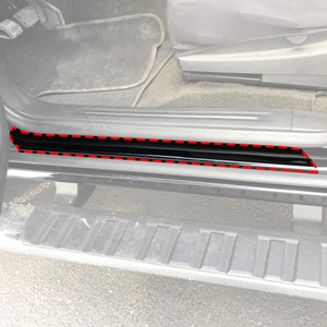 Red Hound Auto Door Sill Paint Protection Film Compatible with Chevrolet Colorado GMC Canyon Crew Cab 2015 2016 2017 2018 2019 4 Door 6 Piece PPF Custom Clear Protector Invisible Cover