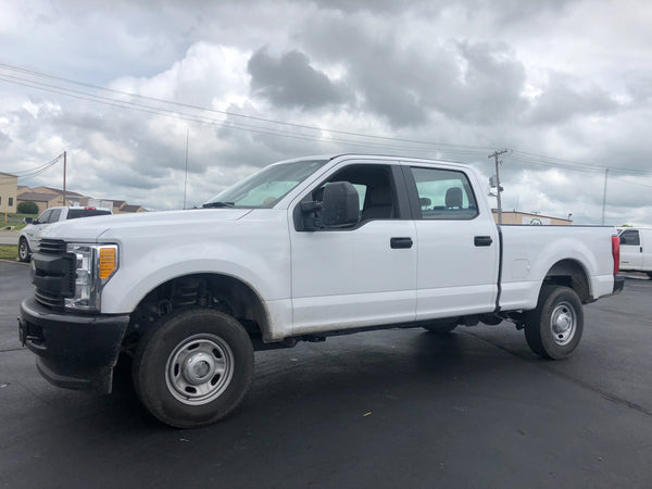 Red Hound Auto Door Sill Paint Protection Film Compatible with Ford F250 F350 F450 F550 Super Duty F-250 F-350 Crew Cab 2017 2018 2019 4 Door 4 Piece PPF Custom Clear Protector Invisible Cover