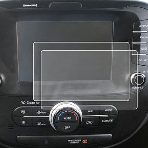 Red Hound Auto 2018-2018 Compatible with Kia Soul UVO Smart Itself Screen Saver 2pc Custom Fit Invisible High Clarity Touch Display Minimizes Fingerprinting 7 Inch
