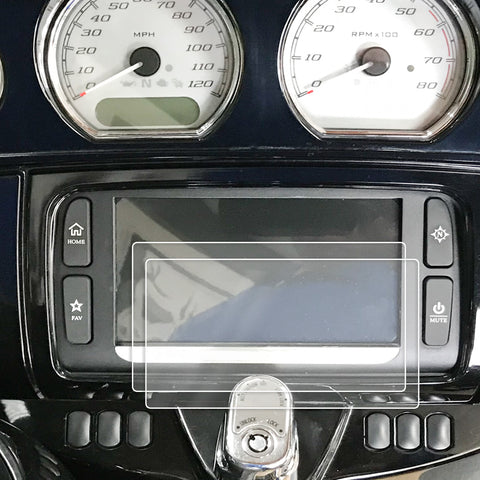 Red Hound Auto 2014-2018 Compatible with Harley Davidson Ultra Limited Boom Box Motorcycle Screen Saver 2pc Custom Fit Invisible High Clarity Touch Display Protector Minimizes Prints 6.5 Inch