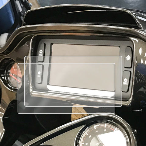 2) 2014-2018 Compatible with Harley Davidson CVO Boom Box Motorcycle Screen Saver 2pc Custom Fit Invisible High Clarity Touch Display Protector Minimizes Fingerprinting 6.5 Inch