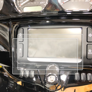 2) 2014-2018 Compatible with Harley Davidson Street Glide Boom Box Motorcycle Screen Saver 2pc Custom Fit Invisible High Clarity Touch Display Protector Minimizes Prints 6.5 Inch
