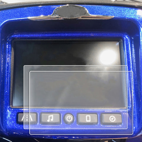 Red Hound Auto Screen Saver 2pc Custom Fit Compatible with Indian Roadmaster Ride Command 2017-2019 Motorcycle Invisible High Clarity Touch Display Protector Minimizes Fingerprinting 7 Inch