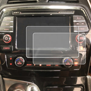Red Hound Auto Screen Saver 2pc Compatible with Nissan Maxima 2016-2018 Invisible High Clarity Touch Display Protector Minimizes Fingerprints Connect 8 Inch