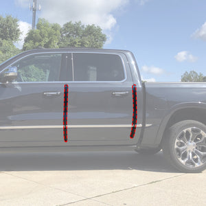 Door Edge Lip Guards Compatible with Dodge Ram 1500 2500 3500 2019-2020 Crew Cab Only 4pc 4 Door Clear Paint Protector Film Pre-Cut Custom Fit