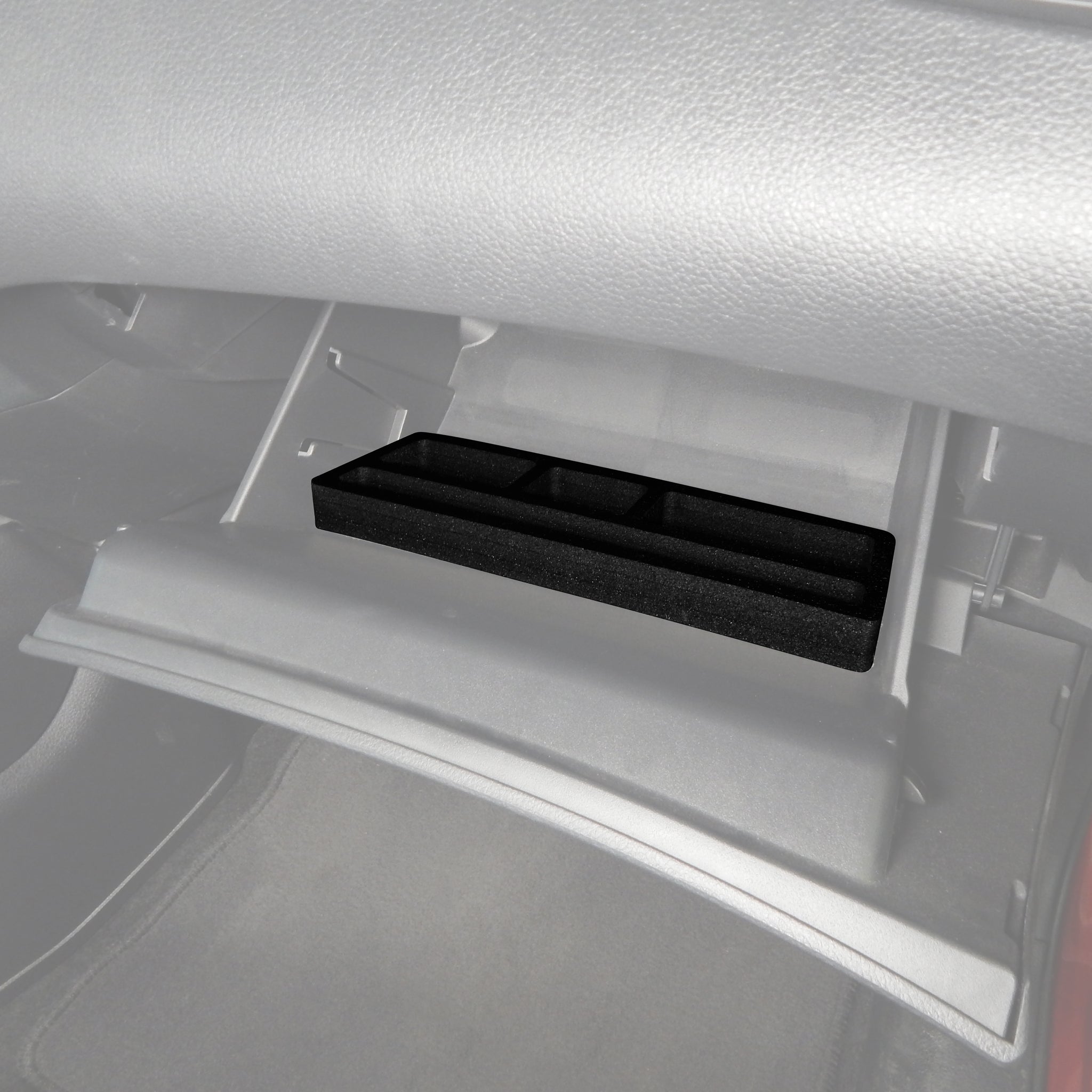 Red Hound Auto Glove Box Organizer System Vehicle Insert Compatible with Nissan Rogue 2014 2015 2016 2017 Black Anti-Rattle