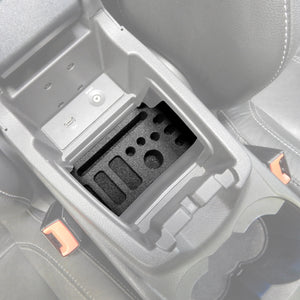 Red Hound Auto Complete 2 Piece Vehicle Organizer Center Console & Glove Box Inserts Compatible with Ford Focus 2012 2013 2014 (Automatic Transmission Only) Black Anti-Rattle