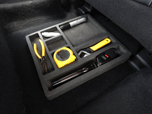 Red Hound Auto Complete 2 Piece Under Seat Storage Organizer System Inserts Compatible with Toyota Camry 2012 2013 2014 2015 2016 2017 Black Anti-Rattle  Driver and Passenger Sides Set