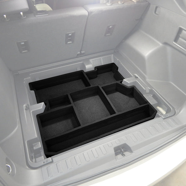 Red Hound Auto Cargo Hatch Organizer Insert Rear Underfloor Trunk Organizational System Compatible with Chevrolet Chevy Equinox 2018-2019 Black